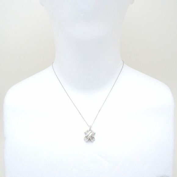 TIFFANY&Co. Signature Pendant Necklace Silver 925 199759 - Picture 2 of 7
